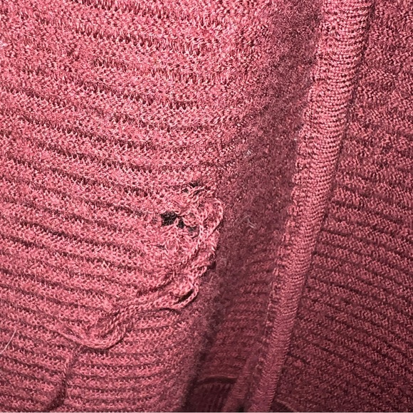 Lululemon Merino Wool Wrap Sit In Lotus Garnet Burgundy Maroon - Picture 8 of 13